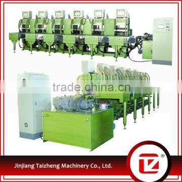 Rubber shoe sole making machine