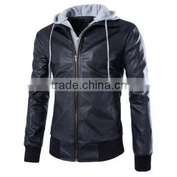 Men's Trendy PU Jacket