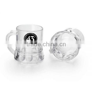 Good quality plastic 1oz mini beer mugs