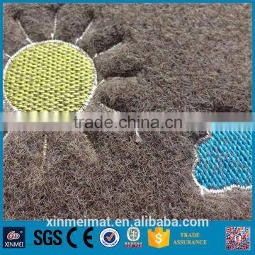 new embroidery TPR door mat made in China