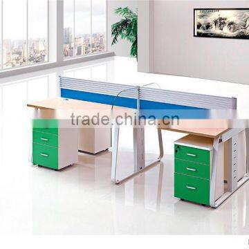MDF board office cubicle shade with metal frame