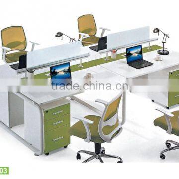 Aluminum partition office cubicle workstation with MDF board