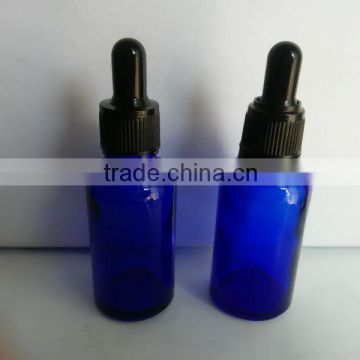 30ml cobalt blue glass essential oil bottle with dropper