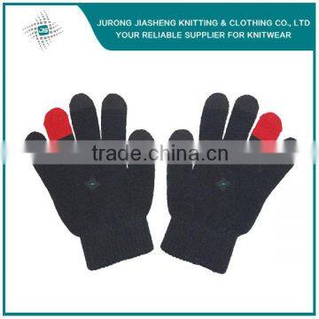 Custom Solid Color Winter Knitted Gloves