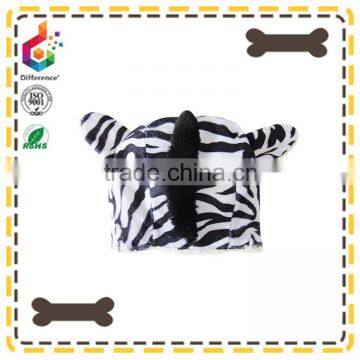 Dog Hat Warm Zebra Pattern Pet Hat photo-2