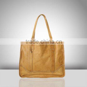 JL057-new arrival 2015 woman genuine leather branded tote bag