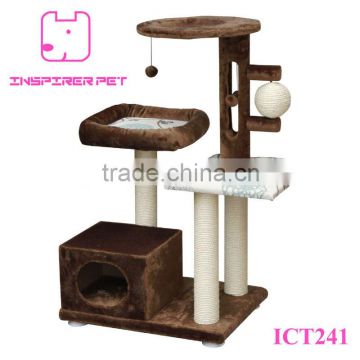 New Cat Tree Cat Furniture Bed Sisal Ball Toy