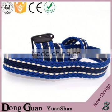 2016 hot sale ladies metal belts braided stretch genuine lock buckles belt