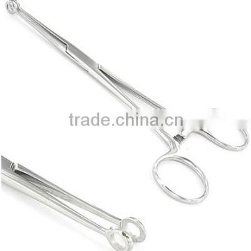 Professional Multi-Purpose Forceps holding the tongue in place for piercing