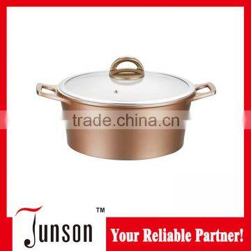 20cm Double Handle Non-stick Soup Pot/Wide Edge Soup Pan