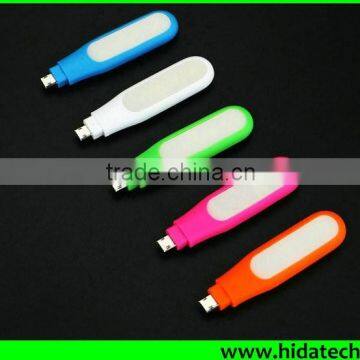 Wholesale promotion gift selfie stick LED flash light for android phone smartphone