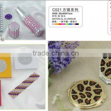 Professional compact round Foldable makeup mirror/ Portable pocket mirror