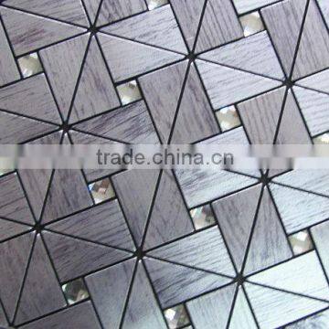 MA18 Glass and metal mosaic tiles background for walls