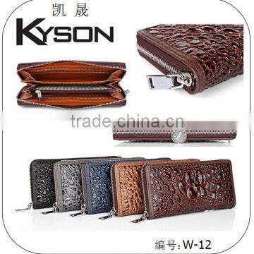 Ladies crocodile leather wallets and purses