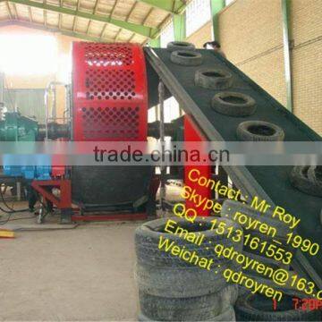 Automatic Waste Tire Recycling Line High Quality Waste Tyre Processing Line