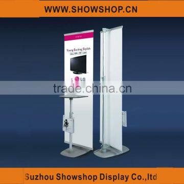 Hot Sale Poster Display Banner Stand Promotional Table