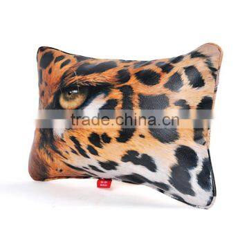 Leopard Left Eye Leather Throw Pillow Decorative With Insert Supplier's Choice photo-3