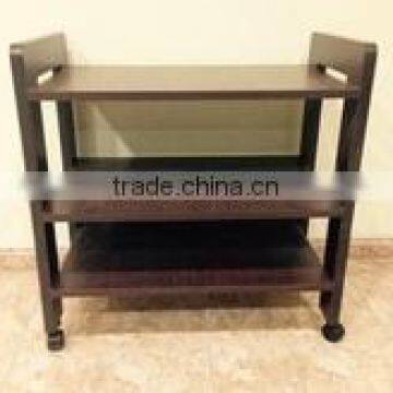 WOODEN SPA TROLLEY for beauty salon