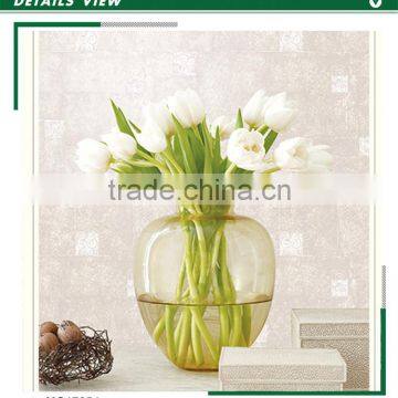 inexpensive printed non woven wallpaper, brown neat geo wall mural for home decor , attractive wall sticker supplier