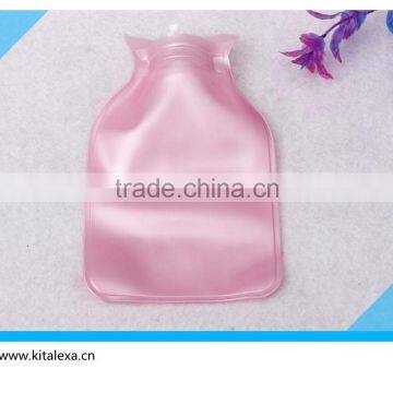 Production of pink and blue PVC Pearl Square small hot water bag liner can Gabe set hand warmer