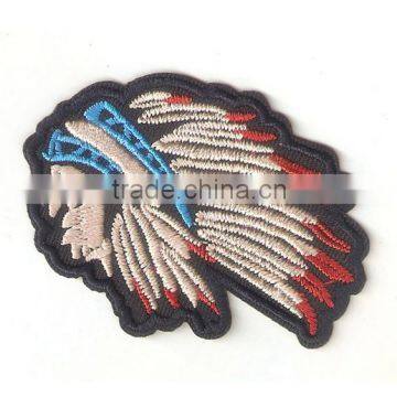 Professional computer embroidery twill sew on patches