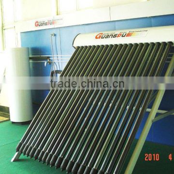 China patented split double vacuum heat pipe solar water heater