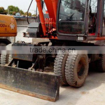 flexible japan made used hitachi ZX160W wheel excavator hot sale