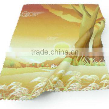 Digital printing promotional microfiber gift cloth/lens cloth