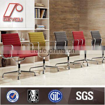 EA108 Modern fabric ribbed replica office conference chair with glides