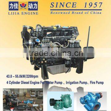 Promotion! 48KW Stationary Power Water Pump 4 Cylinder Diesel Engine