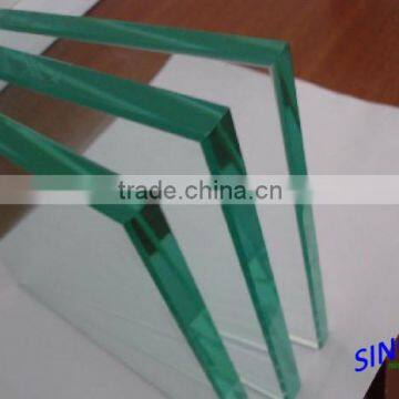 Building Safety Glass - Flat or Curved Toughened Safety Glass / Tempered Glass in clear or colored glass