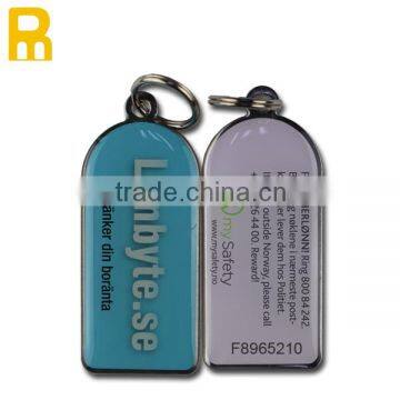 Custom Metal Key Chain With Custom Web Info and qr Code photo-4