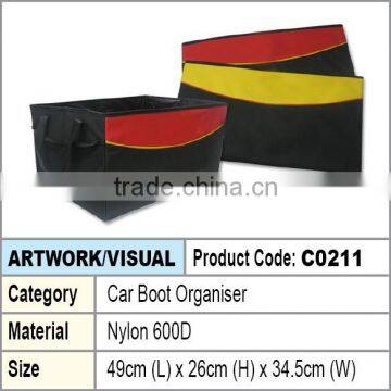 car boot organizer (red or yellow color with black color)