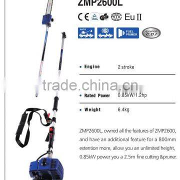 CE GS EUII 2 stroke 25.4cc P2600L petrol long reach pruner brush cutter saw