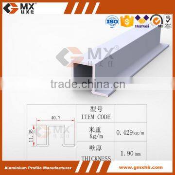 type of aluminium profile for windows