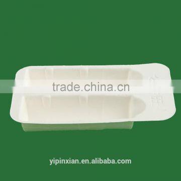 Customized White Sustainable Pulp Moulded Sugar Cane Bagasse Packaging photo-6