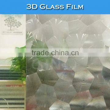 D400 1.22x50M Roll Cute Pictures 3D Glass Decorative Film