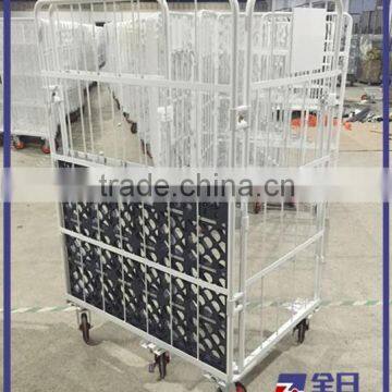 Good quality industrial hot sale collapsible roll cage container