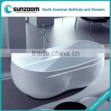 SUNZOOM high quality free standing bathtubs,the cheapest classic antique bathtubs,un-even bath irregular