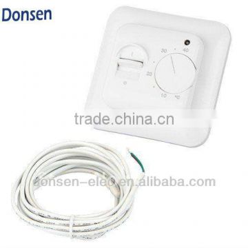 Mechanical room heating thermostat with Cable