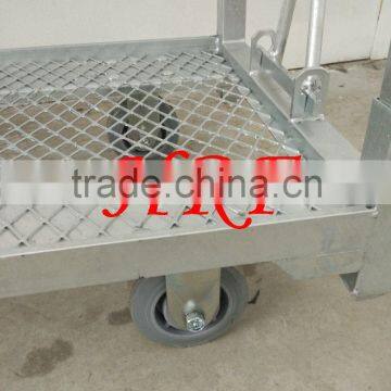 Iron Mesh Material Push Flower Cart Garden Tool Cart TC032 photo-5