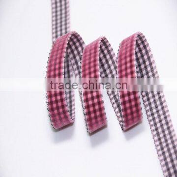 Plaid Velvet Ribbon/decorative Ribbon