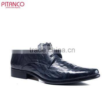 high class leather lace up dress shoes men