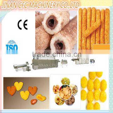 hot sale corn snacks/puffed food making machine