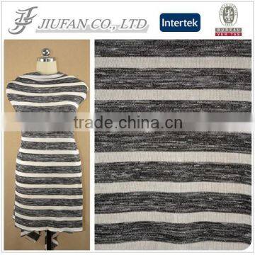 Jiufan Textile Yarn Dyed Hacci Knitted Span Fabric For Clothing with Good Qty