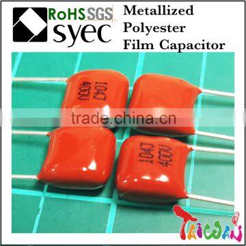 Capacitor Manufacturer MEF 683J 100V Metallized Polyester Film Capacitor