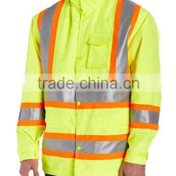 Hi-vis Sleeves Waterproof Jacket Reflective Security Jacket photo-4