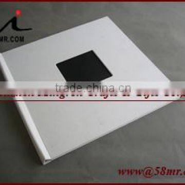 Leather Fabric Cloth Document File Book Folder Clip Holder Cover photo-6