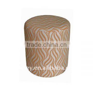 non woven fabric round ottoman stool