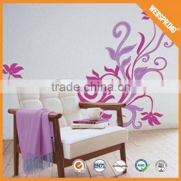 New product innocuous transparent 3d beautiful girl wall sticker